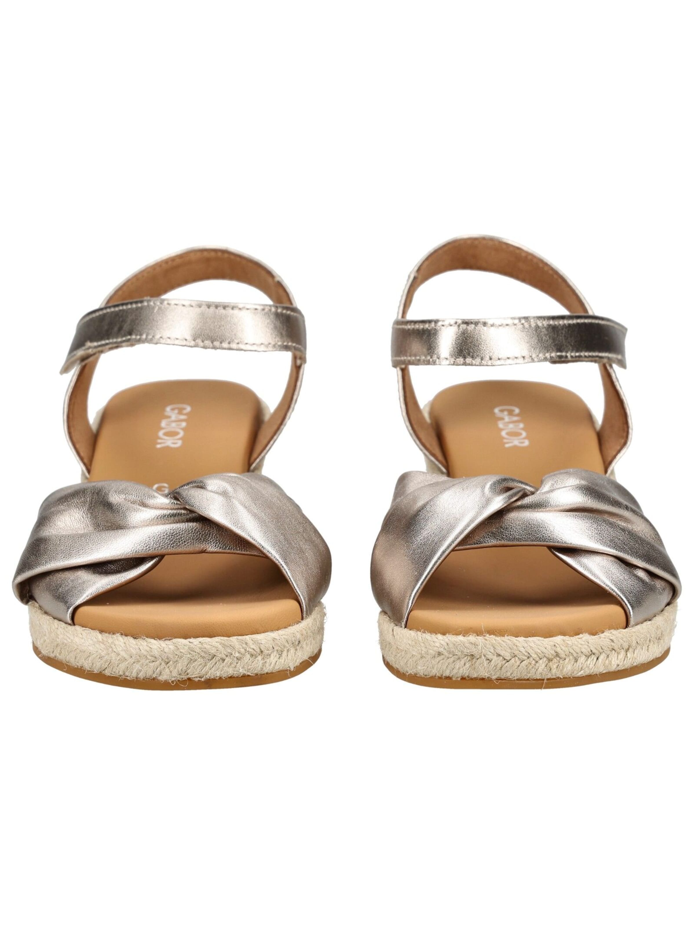 GABOR Sandale in Gold