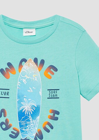T-Shirt s.Oliver en bleu