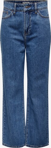 Wide Leg Jean ONLY en bleu : devant