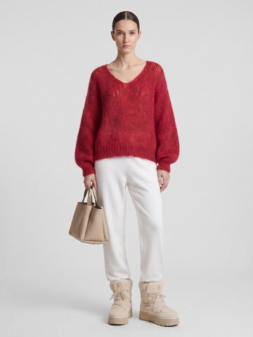 americandreams Oversizepullover 'Milana Mohair'‌‌‌‌‌ in Rot