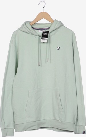 FILA Sweatshirt & Zip-Up Hoodie in XL in Green: front