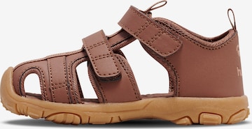 Hummel First-Step Shoes in Brown: front