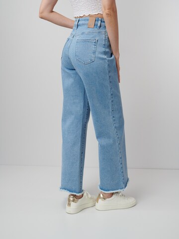 Flared Jeans '6344' di W. Wegener in blu