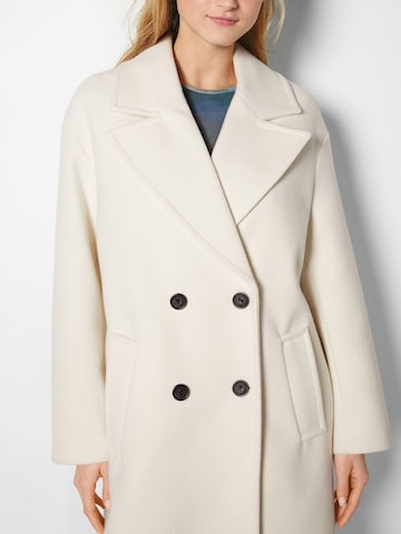 Bershka Between-Seasons Coat in Beige