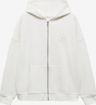 MANGO TEEN Zip-Up Hoodie 'Epic' in Light brown / mottled white, Item view