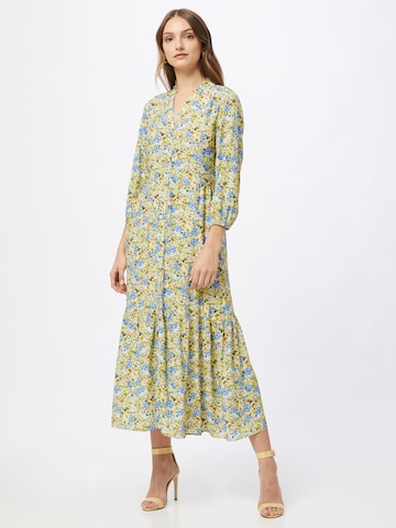 Rich & Royal Shirt Dress in Yellow: front