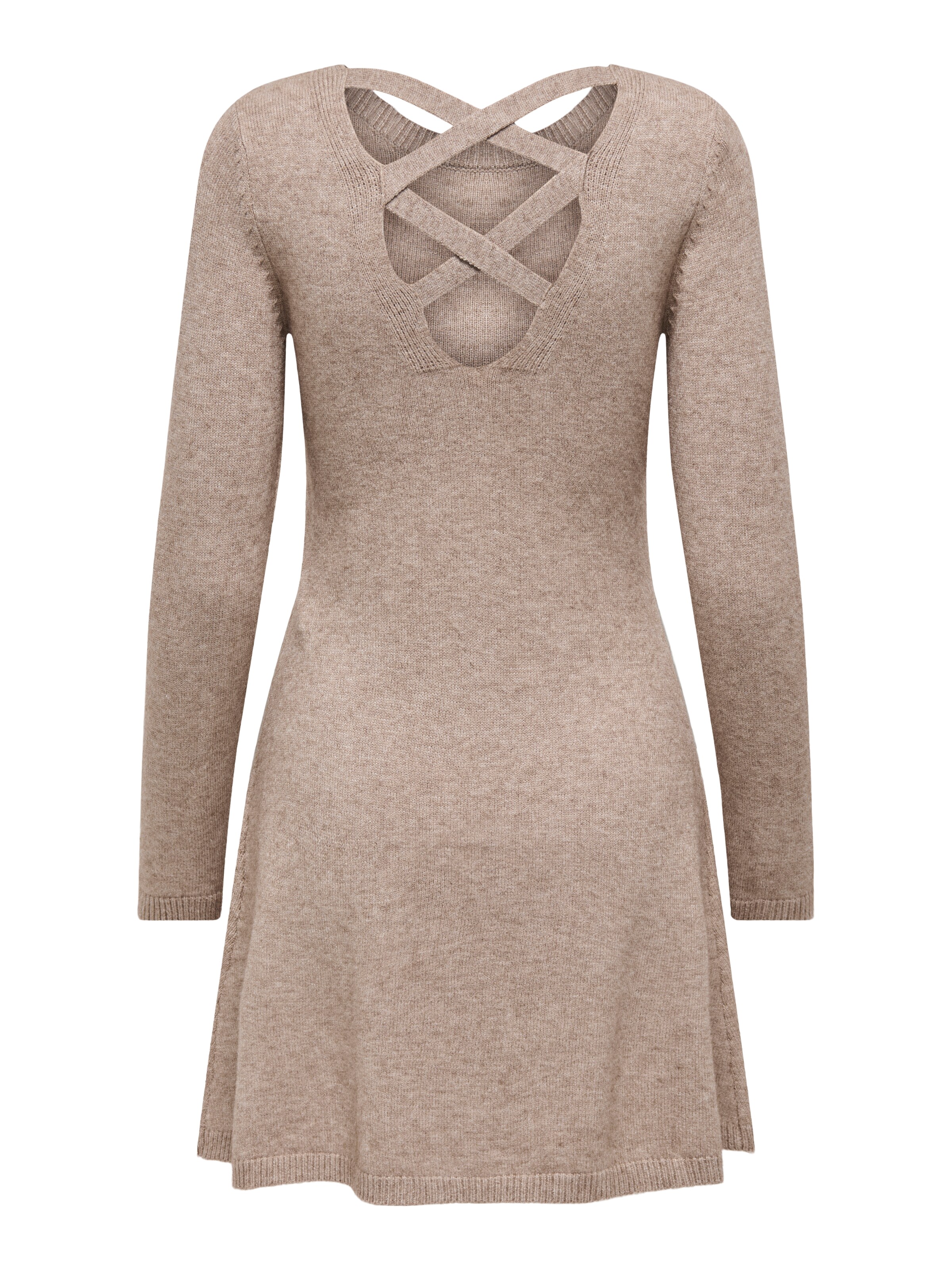 ONLY Pletené šaty 'ONLLEVA' - Béžová