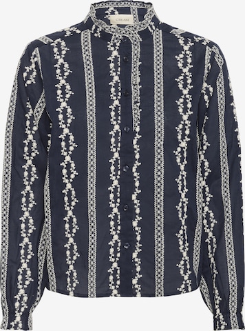 mėlyna Cream Palaidinė 'Sabina': priekis