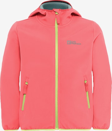 JACK WOLFSKIN Outdoor jacket 'Fourwinds' in Pink: front