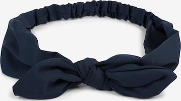styleBREAKER Haarschmuck 'Einfarbiges Haarband mit Schleife' in Blau: Vorderseite