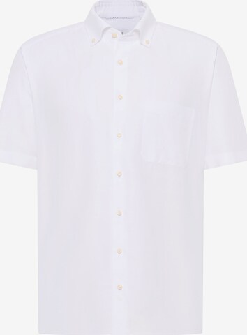 ETERNA Comfort fit Button Up Shirt in White: front