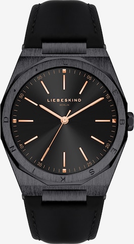 Liebeskind Berlin Uhr in Schwarz: Vorderseite