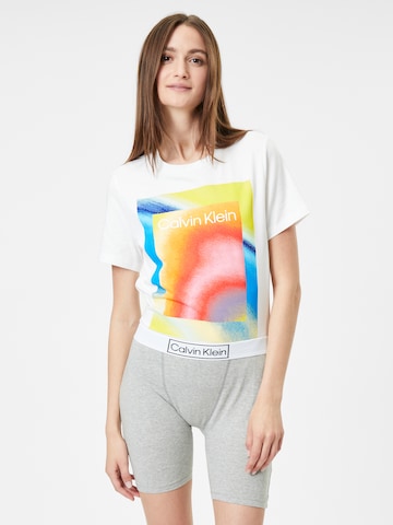 Calvin Klein Underwear Pyžamo 'Pride' – bílá: přední strana