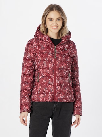 Ragwear Winter Jacket 'Tiasa' in Pink: front