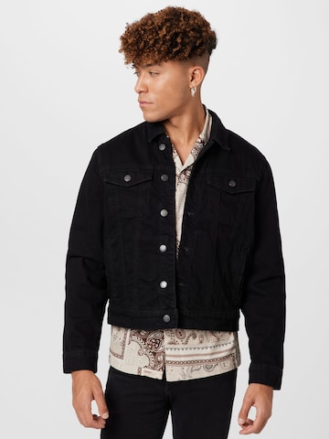 River Island Between-Season Jacket in Black: front