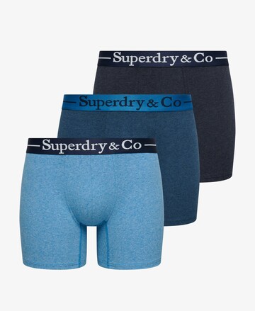 Superdry & Co Boxer shorts in Blue: front