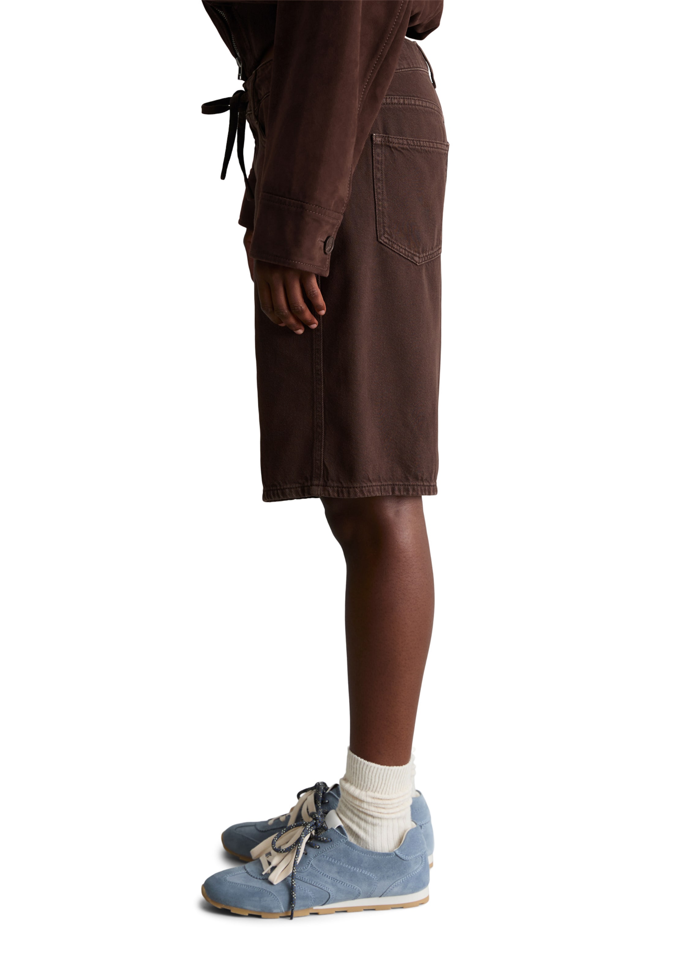 Marc O'Polo DENIM Flared Trousers in Brown