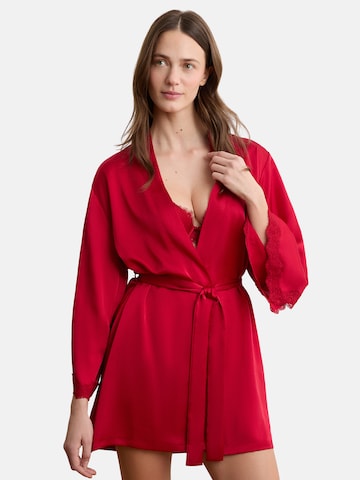 ETAM Dressing Gown 'Baiser' in Red: front