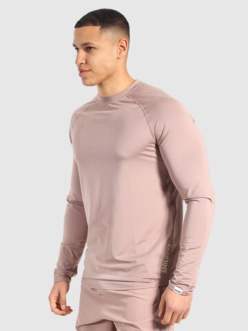 T-Shirt ' Powerfit ' Smilodox en gris