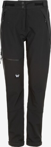 Whistler Regular Softshellhose 'Jewel' in Schwarz: predná strana