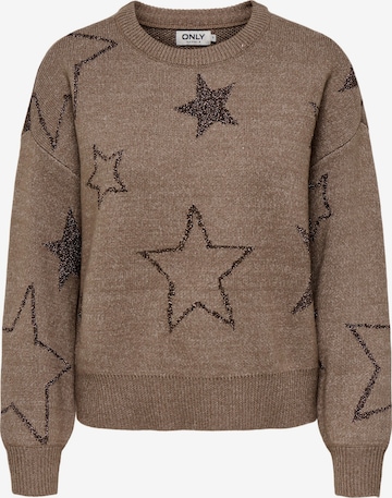 ONLY Sweater 'ONLRosie' in Brown: front