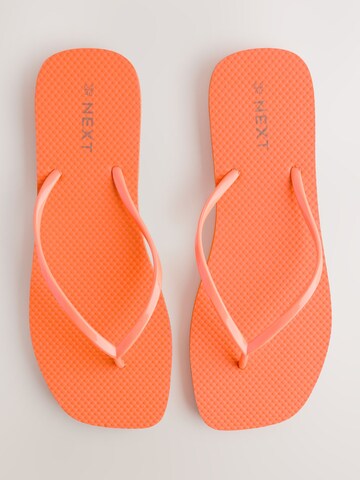 Next T-Bar Sandals in Orange
