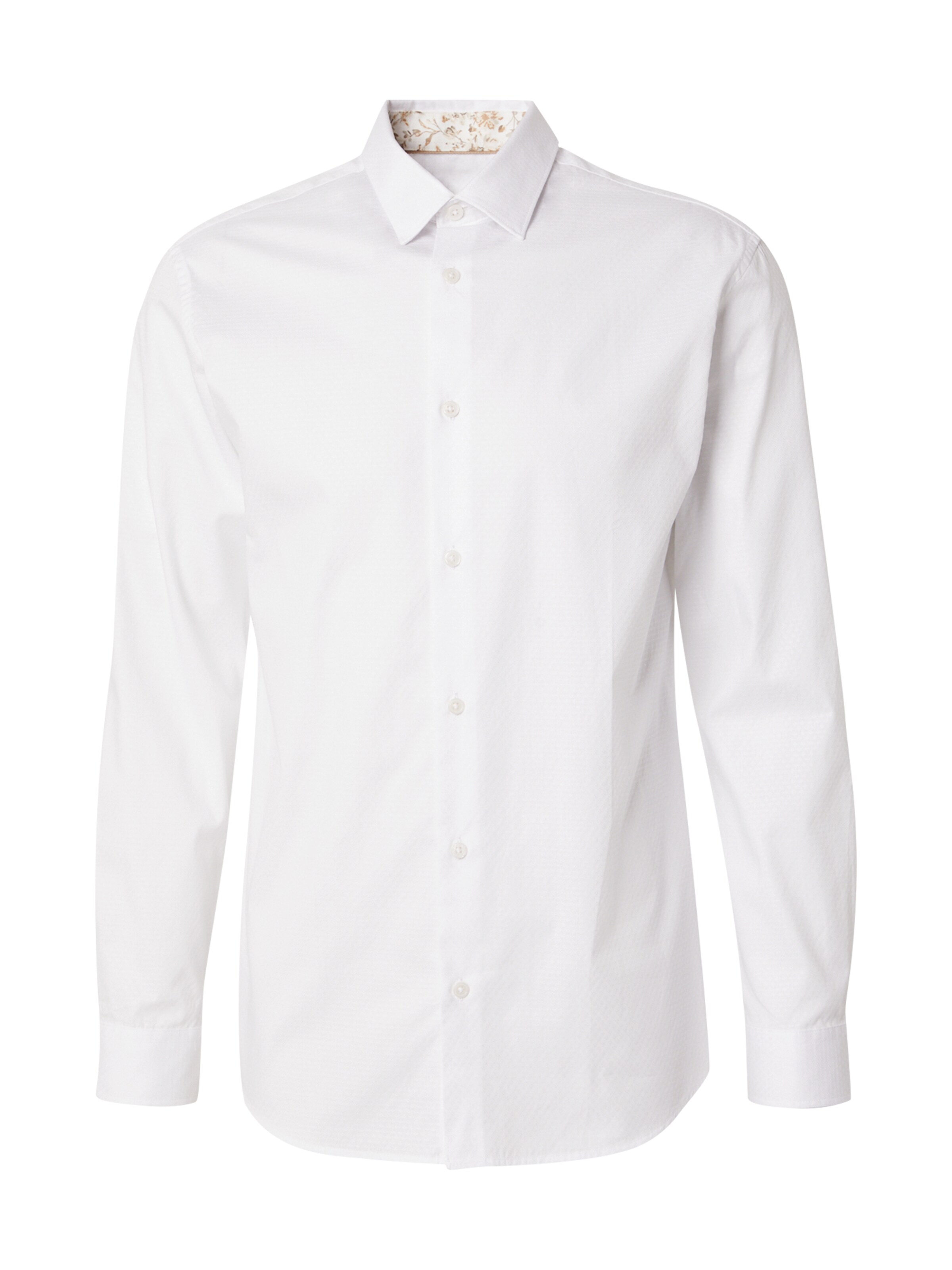 Jack & Jones Premium Comfort Fit Košeľa 'JPRBLABARNES' - Biela: predná strana