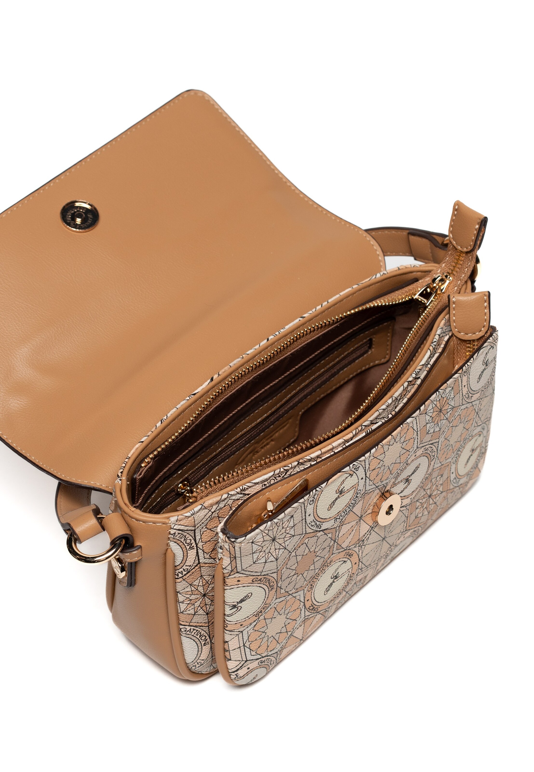 Borsa a spalla di Gattinoni in beige