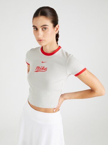 Nike Sportswear T-shirt i grå: framsida