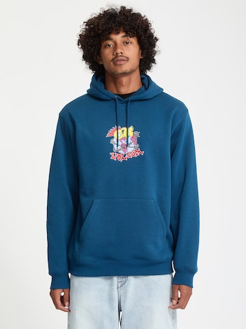 Sweat-shirt 'NODER' Volcom en bleu : devant