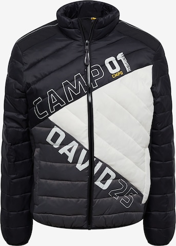 CAMP DAVID Winter Jacket in Black: front