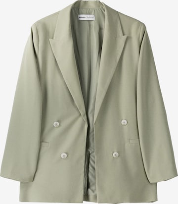 Blazer di Bershka in verde: frontale