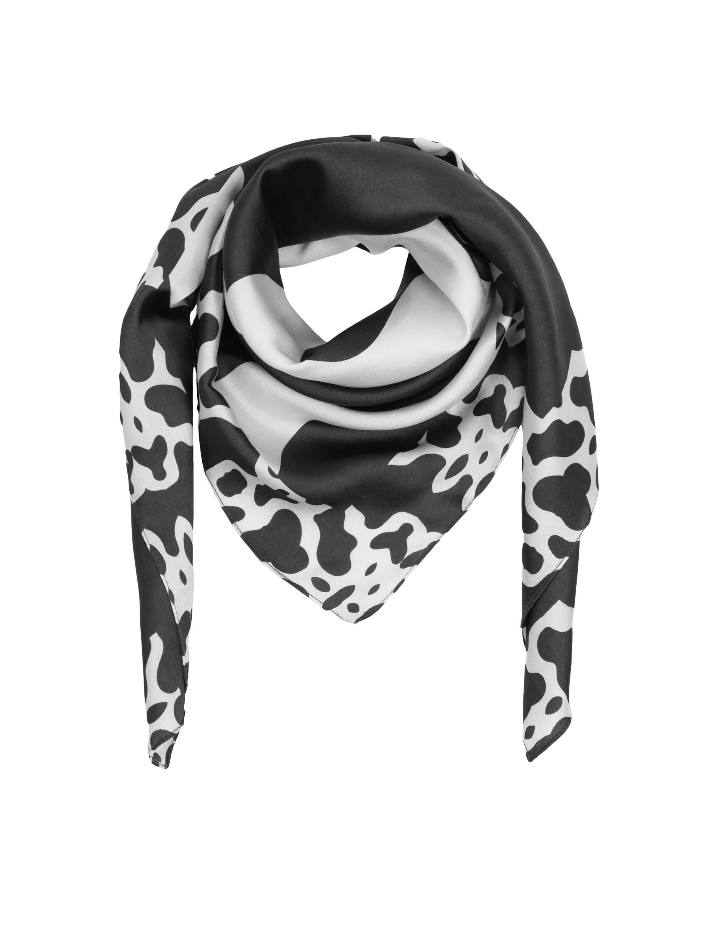 SAMAYA Tuch 'Thia' in Schwarz: Vorderseite