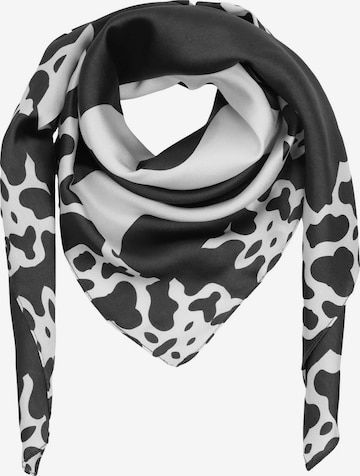 SAMAYA Tuch 'Thia' in Schwarz: Vorderseite