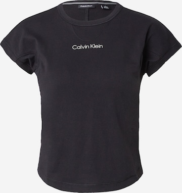 Calvin Klein Sport Sportshirt 'HYBRID' in Schwarz: predná strana