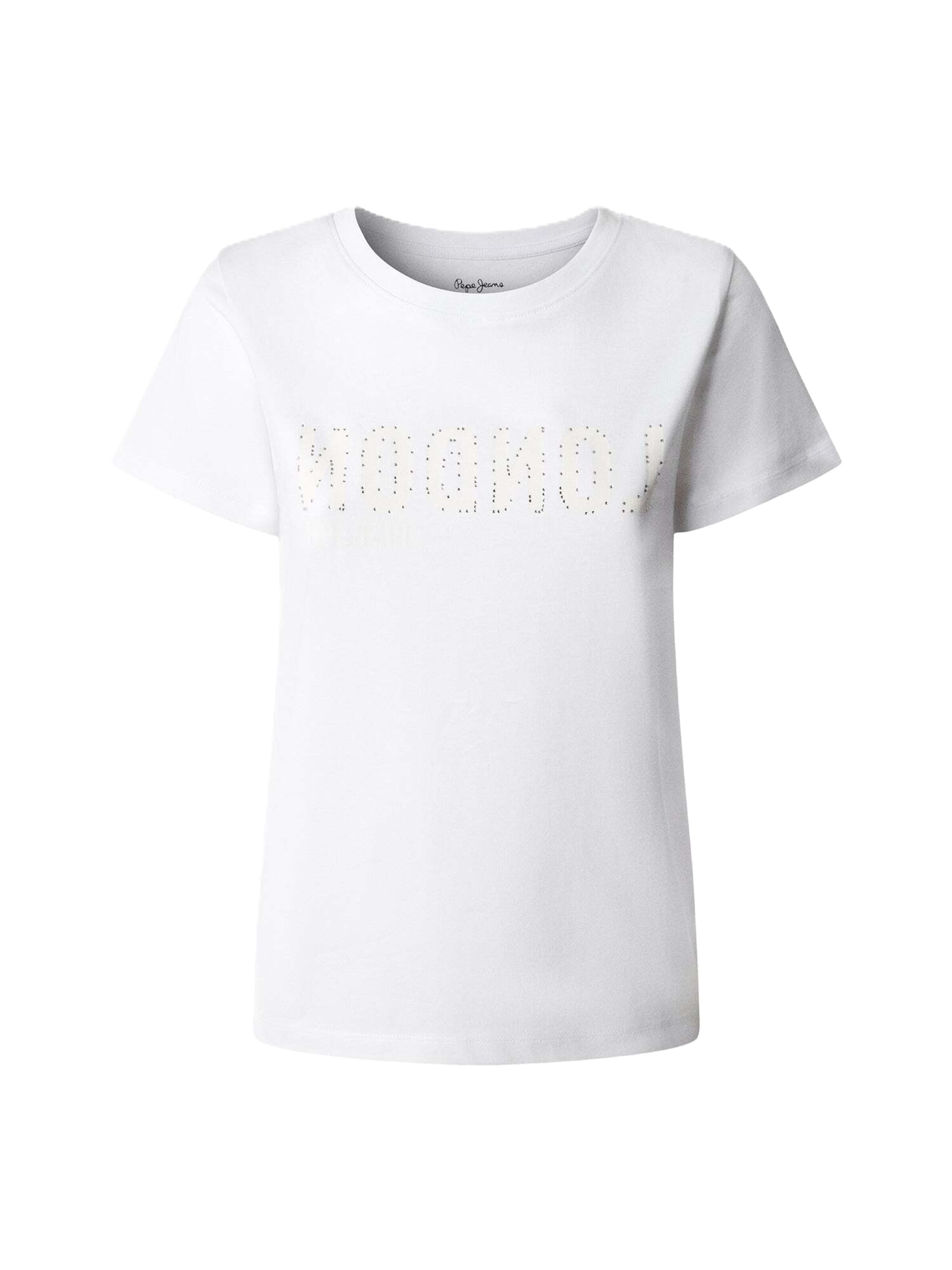 Pepe Jeans Shirt 'Benina' in Wit: voorkant