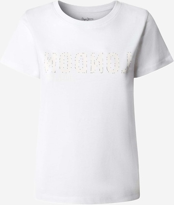 Pepe Jeans Shirt 'Benina' in Wit: voorkant