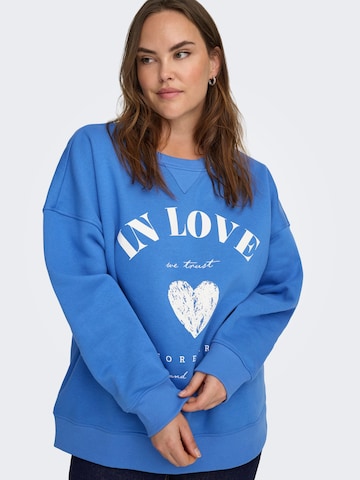 Sweat-shirt 'CARSOFIA' ONLY Carmakoma en bleu