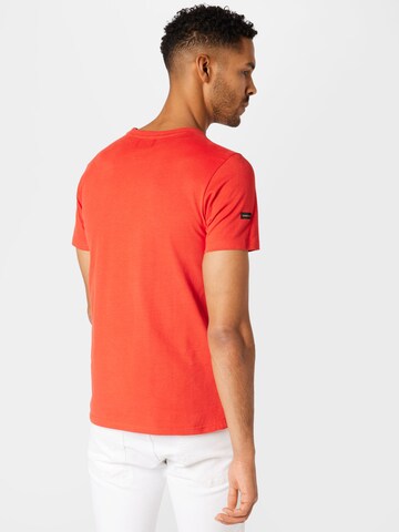 Superdry Tapered Shirt in Red