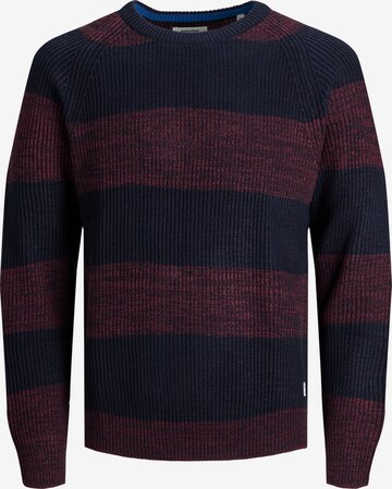 JACK & JONES Pullover 'Pannel' in Rot: predná strana