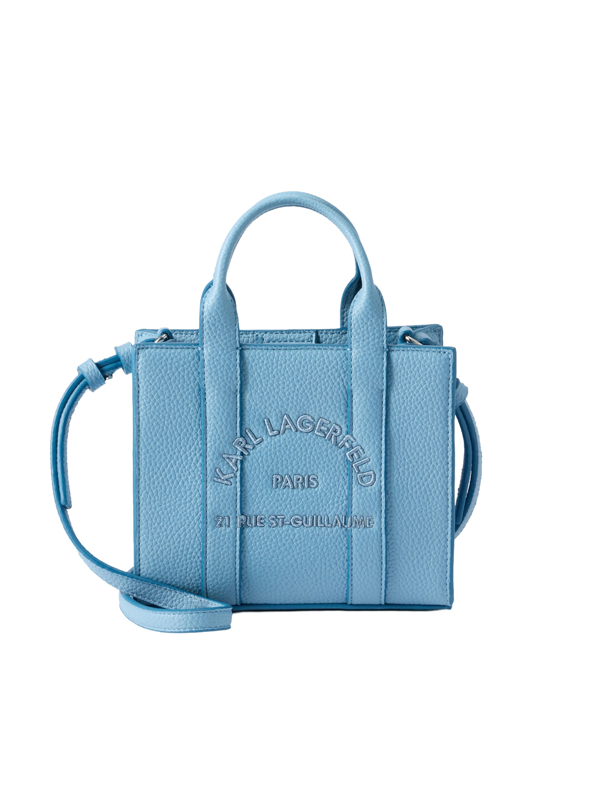 Karl Lagerfeld - Malas de tiracolo em azul: frente