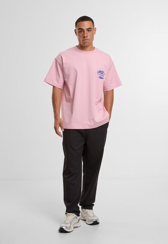 Another Cotton Lab Shirt 'Bagel Society' in Roze