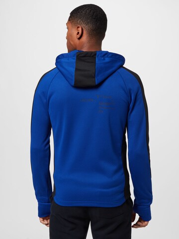 Lacoste Sport Athletic Zip-Up Hoodie in Blue
