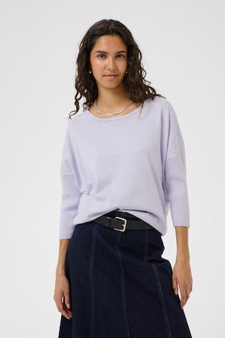SAINT TROPEZ - Pullover 'Mila' em roxo: frente