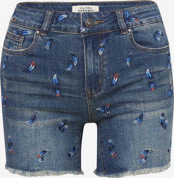 KOROSHI Regular Jeans in Blauw: voorkant