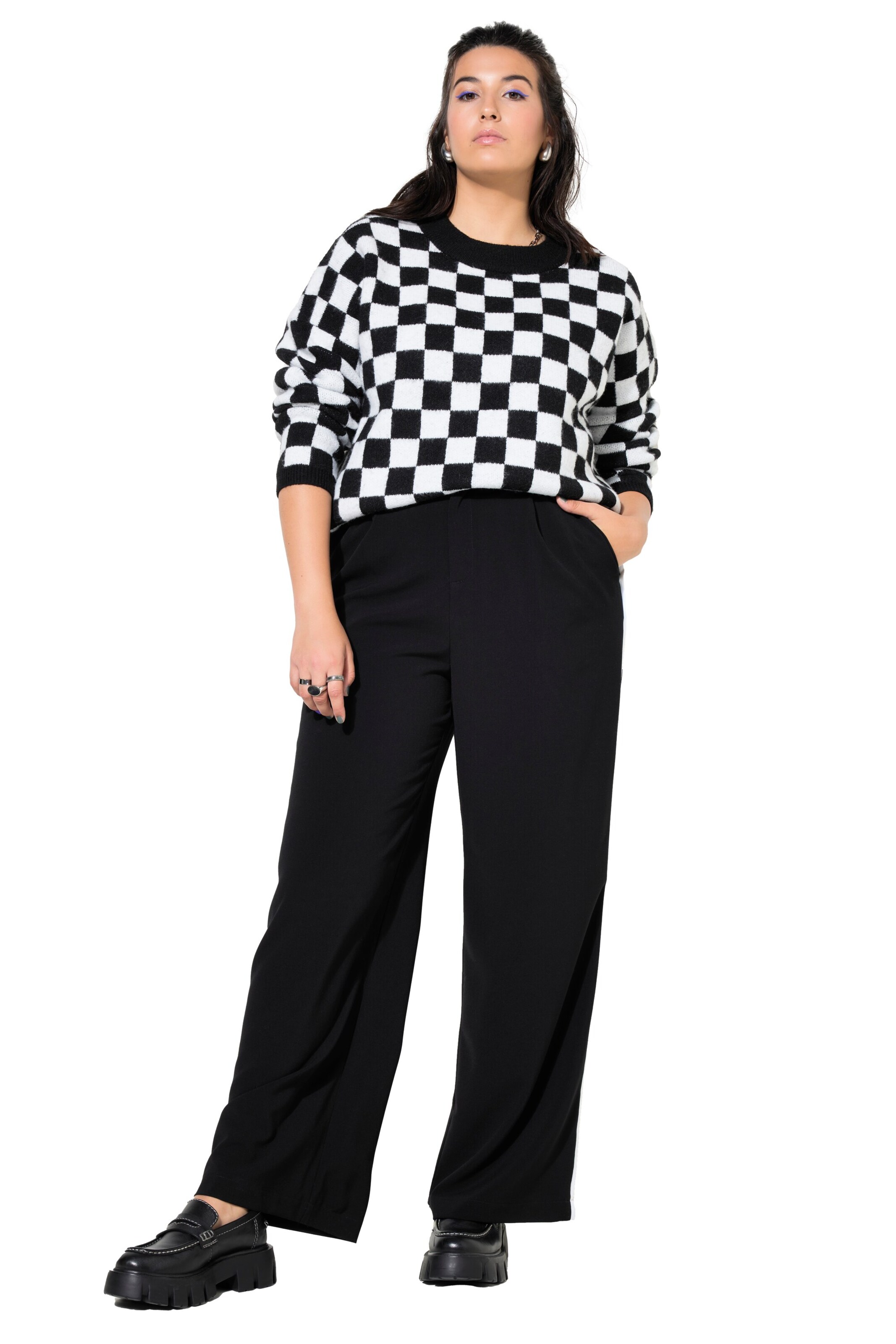 Studio Untold Regular Pantalon in Zwart