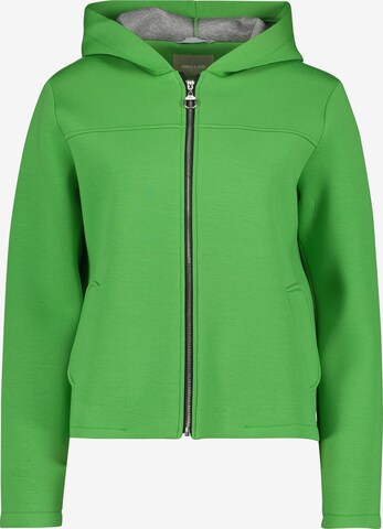 Amber & June Zip-Up Hoodie in Green: front