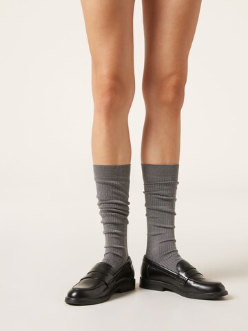 CALZEDONIA Kniestrümpfe in Grau