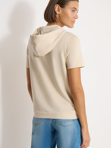 CECIL Sweatshirt 'Scents Of The Sea' in Beige
