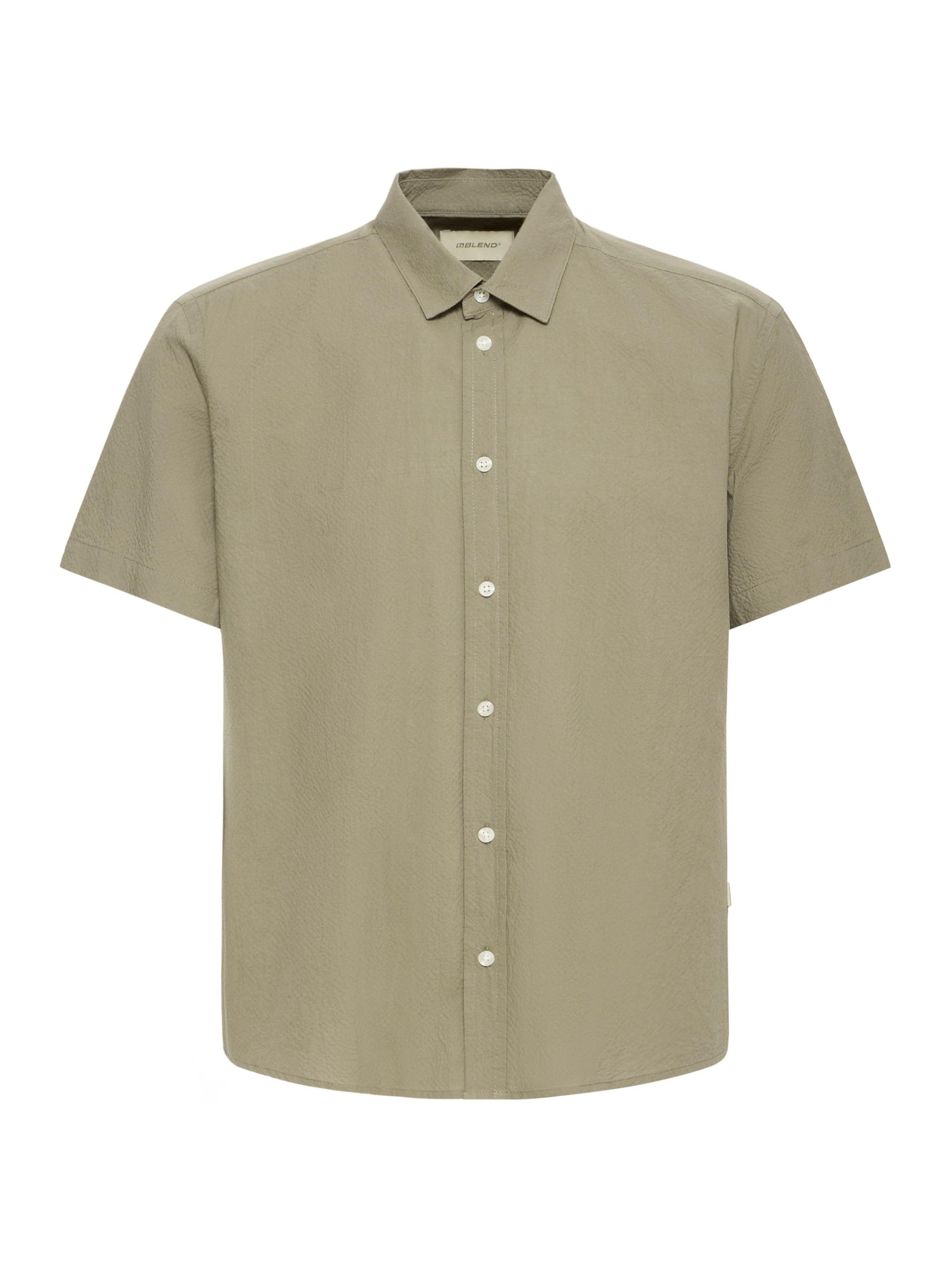 BLEND Button Up Shirt ' BHAvan ' in Green: front